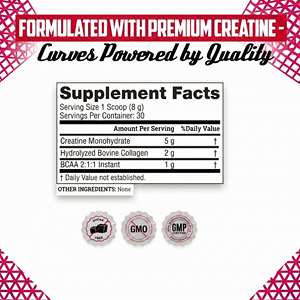 Créatine Naturelle pour Femmes et Complément Beauté Adulte – Poudre Pure Monohydrate OEM avec <span class=keywords><strong>BCAA</strong></span> 240g – Faible MOQ Usine OEM - Product Image 4