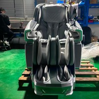 Système de fauteuil de massage moderne avec technologie IA/4D, design peu encombrant et zéro gravité, bien-être quotidien