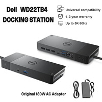 Base de Conexión Thunderbolt 4 para Dell WD22TB4, Adaptador de Corriente de 180W, Interfaz Tipo C para Laptop, Monitor, Hub USB C
