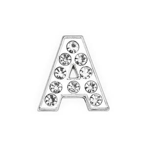 Lettere dell'Alfabeto A-Z a Forma di Fiocco di Neve, Accessori per Gioielli Fai-da-Te, Decorazioni per Custodie Telefoni e Portachiavi, Oro e Argento - Product Image 6