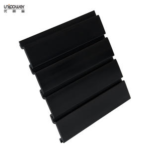 Panel de Pared de PVC de 2.4 Metros con Rayas Blancas y Negras, Decoración Interior Contemporánea para Uso Comercial - Product Image 3