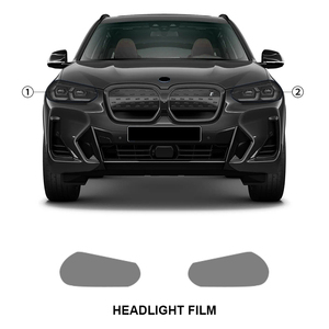 เหมาะสำหรับ<span class=keywords><strong>2022</strong></span> <span class=keywords><strong>BMW</strong></span> <span class=keywords><strong>IX3</strong></span> <span class=keywords><strong>M</strong></span> 2023 2024 PPF สีขาวเป็นสีม่วงสีขาวขาวเป็นสีดำฟิล์มป้องกันไฟหน้าภายนอก - Product Image 1