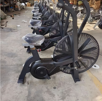 Bicicleta estática de aire de acero comercial de alta calidad para interiores - Bicicleta de fitness de alta resistencia con pantalla LCD y asiento ajustable