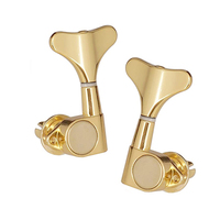 Or 2R2L scellé basse touches Mécaniques accordeurs de guitare guitare basse chevilles d'accordage pour guitare basse 4 cordes
