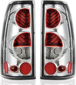 Feux arrière de <span class=keywords><strong>voiture</strong></span> Winjet personnalisés à LED noir chromé pour Chevy Silverado 1500 2500 3500 1999-2005 2006 GMC Sierra - Product Image 2