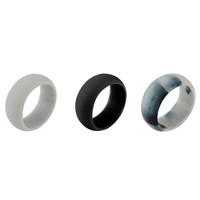 Bagues en silicone durables pour mariages, sports et loisirs masculins