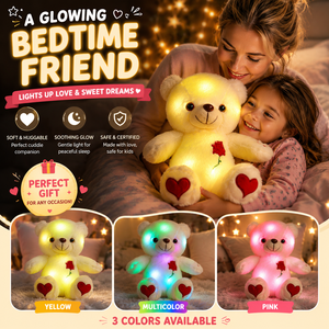 ตุ๊กตาหมี LED เปลี่ยนสีได้ <span class=keywords><strong>ของเล่น</strong></span>ตุ๊กตาหมีเรืองแสง ไฟกลางคืน ของขวัญสำหรับเด็ก - Product Image 6