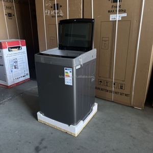 Lave-linge automatique à pulsateur gris Huazos, grande capacité 8kg-38kg, chargement par le haut, entièrement automatique, économie d'énergie, en promotion - Product Image 1