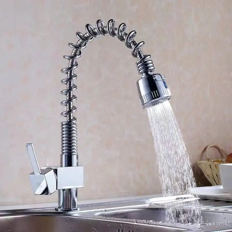 Luxus quadratisches Badezimmer Messing-Mischbatterie einzellangriff Waschbecken-Wasserhahn