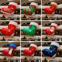 Sapin de Noël gonflable géant avec boîte cadeau pour la décoration de Noël