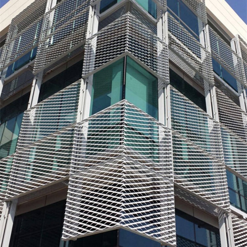 Decorative Galvanized Steel Copper Expanded Perforated Metal Diamond Wire Mesh