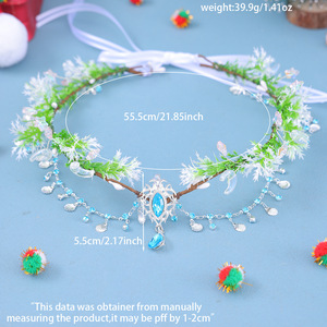 Tiara de bosque de hojas encantadas hecha a mano, tiara de bosque de Luna, tocado de elfo, corona de hadas, tiara de elfo con ramas, dragón de Luna - Product Image 3
