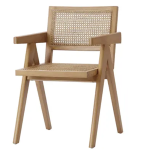 Nhà hàng khách sạn đồ nội thất ghế mây ghế dệt wicker rắn gỗ Ghế ăn để bán - Product Image 3