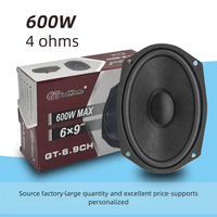 Gran oferta, nuevo producto, altavoz automático de gama alta de 600W, cono de papel PP de 6x9 pulgadas, bocina de puerta de 6*9 \ "para coches, accesorios de altavoz de hierro Coaxial
