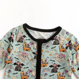 ミオジン卸売高品質竹製ベビーパジャマ、柔らかく肌に優しい、湿疹対応オーガニック幼児用寝間着 - Product Image 4