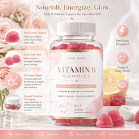 Winstown OEM Gommes multi-vitamines Supplément Vitamines Gummy a C D E B Folate Biotine Calcium Complément alimentaire d'usine