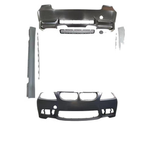 Conjunto de Parachoques para Automóvil, Kit de Carrocería para <span class=keywords><strong>BMW</strong></span> <span class=keywords><strong>Serie</strong></span> 3 E90 2005-2012, Actualización a Modelo M3, Parachoques Delanteros y Traseros, Rejilla - Product Image 1