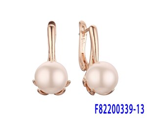 <span class=keywords><strong>Pendientes</strong></span> de Perlas de Bisutería FJ Fallon, Chapados en <span class=keywords><strong>Oro</strong></span> Rosa sobre una Base de Latón - Product Image 5