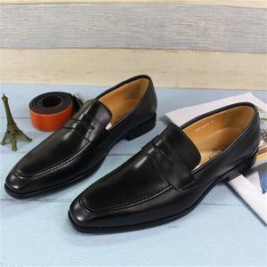 Customized Cowhide Leather Brogue Men's Casual Business Shoes-Luxurious High Quality European Autumn <b>Extra</b>-<b>Large</b> Size Breathable - Product Image 3