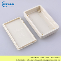 Boîtier de jonction ABS en plastique pour câbles électriques, boîtier de jonction de fil, capteur, boîte de sortie, 60x37x15mm, prix d'usine,