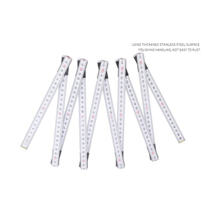 Règle pliante en bois échelle précise M 5 pliante 2M 10 lien à ressort pliant règle pliante en bois mesures métriques pour les charpentiers - Product Image 3