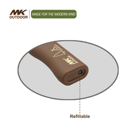 MK vente en gros briquet à roue à silex cuisine créatif balle pierres de silex briquet gaz Butane rechargeable briquet à silex