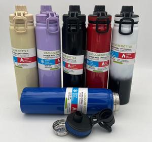 Bottiglia sottovuoto in acciaio inossidabile da 1000 ml, portatile, per la purificazione dell'acqua all'aperto - Product Image 1