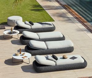 2025 étanche nordique extérieur PE <span class=keywords><strong>rotin</strong></span> lit chaise longue <span class=keywords><strong>salon</strong></span> de soleil pour cour <span class=keywords><strong>jardin</strong></span> hôtel loisirs Chaise longue meubles - Product Image 3