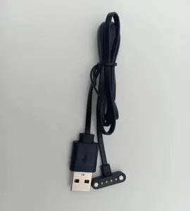 Conector de pino magnético personalizado, conector à prova d' água com 4 pinos pogo