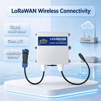 Capteur de qualité de l'eau LoRaWAN 8-en-1 (EC, DO, pH, COD, Turbidité, NH4-N, ORP) basse consommation pour l'aquaculture et les eaux usées