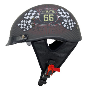 bike helmet with skull shape on back DOT Approved Daytona Motorcycle Half Face - Cap Graphics for Men & Women, Scooters, ATVs, UTVs & Choppers Street helmets :: Skull