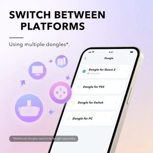 Audífonos para Juegos Soundcore <span class=keywords><strong>VR</strong></span> <span class=keywords><strong>P10</strong></span> - Baja Latencia, Conexión Dual, Dongle USB-C Incluido - Compatible con Meta Quest 2, Steam Deck - Product Image 3