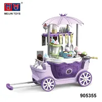 4 in 1 Spielhaus interessante DIY Wagen Kinder Spielzeug Eis