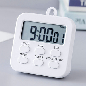 Termómetro Digital con luz intermitente, temporizador para cocina, juego de estudio deportivo con cuenta atrás magnética, despertador, pantalla <span class=keywords><strong>LCD</strong></span> - Product Image 1