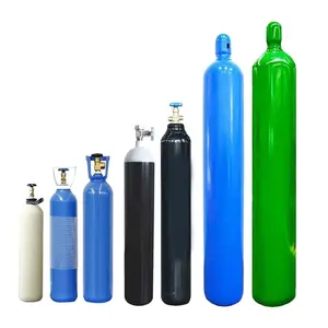 EN iso989809 oksigen baja mulus/Nitrogen/CO2/Argon/silinder hidrogen/tangki/botol harga untuk industri medis