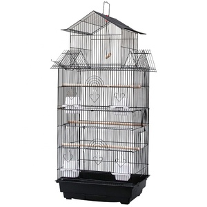 大型金属不锈钢鸟鹦鹉笼子 - Product Image 2