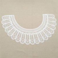 Collier en dentelle de haute qualité avec broderie en maille, colliers en voile, tissu en dentelle française écologique, technique de guipure