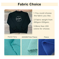 Ensemble de jogging décontracté unisexe automne, personnalisé, en molleton 100% coton 310 g/m², respirant, coupe ample, col côtelé élastique, broderie tombante