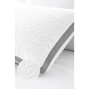 Coussin matelassé en silicone Karden Flower, lot de 2, 50x70 cm, respirant, sans odeur, régulateur de température - Product Image 4