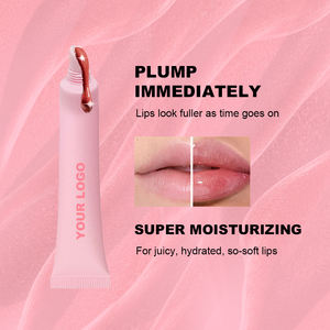 Bajo Moq Etiqueta privada Maquillaje Teñido Cuidado de <span class=keywords><strong>labios</strong></span> Gel Crema Ácido hialurónico Bálsamo labial natural orgánico para mujeres y hombres con logotipo - Product Image 3
