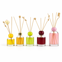 Flacon diffuseur en verre vide de luxe 100ml 120ml 150ml 200ml 380ml, logo personnalisable, impression sérigraphique et marquage à chaud