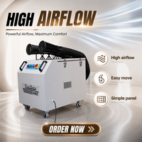 Chariot d'extraction des gaz d'échappement diesel CE ISO FS avec filtre à charbon actif en nid d'abeille DPF, souffleur d'aspiration mobile pour atelier de camions, garantie