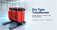 Transformateur sec triphasé 150 kVA à enroulement en cuivre CRGO à faible perte pour distribution