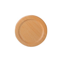 Tasse à café sous-verres en bois hêtre rond isolation thermique tapis coussin créatif en bois massif petite assiette sous-verres ensemble
