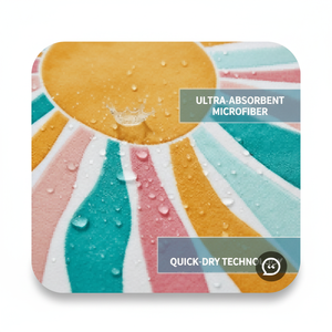 ผ้าขนหนูชายหาดไม่มีทรายไมโครไฟเบอร์ผ้ากำมะหยี่สองด้านผ้าขนหนูกีฬาแห้งเร็วผ้าขนหนูสระว่ายน้ำผ้าขนหนูโยคะผ้าขนหนูขายส่ง - Product Image 3