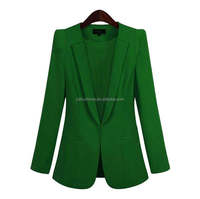 Jaket wanita kantor Formal, Jaket tiga dimensi elegan, jaket bisnis wanita ukuran Plus, jaket olahraga
