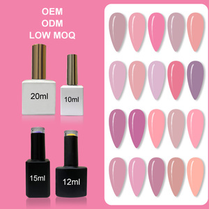 Sin MOQ Esmalte de uñas de gel UV multifunción Color claro <span class=keywords><strong>Manicura</strong></span> <span class=keywords><strong>francesa</strong></span> <span class=keywords><strong>con</strong></span> lámpara LED Base de agua Estilo DIY - Product Image 4