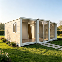 Casa Contenedor Prefabricada Expandible y Portátil, Diseño Moderno, Villa Modular Móvil Resistente al Fuego con Tamaño y Color Personalizables
