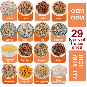 29 Tipos de Snacks Liofilizados Mixtos para Mascotas, Paquete Variado de Múltiples Sabores, Premios de Carne Cruda <span class=keywords><strong>Natural</strong></span>, Universal para Gatos y Perros - Product Image 1
