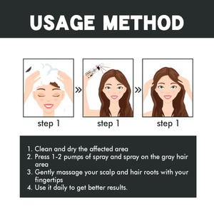 EELHOE <span class=keywords><strong>Spray</strong></span> revitalisant pour <span class=keywords><strong>cheveux</strong></span> naturels foncés, noirs, <span class=keywords><strong>blancs</strong></span>, brillants, hydratants et denses - Product Image 5